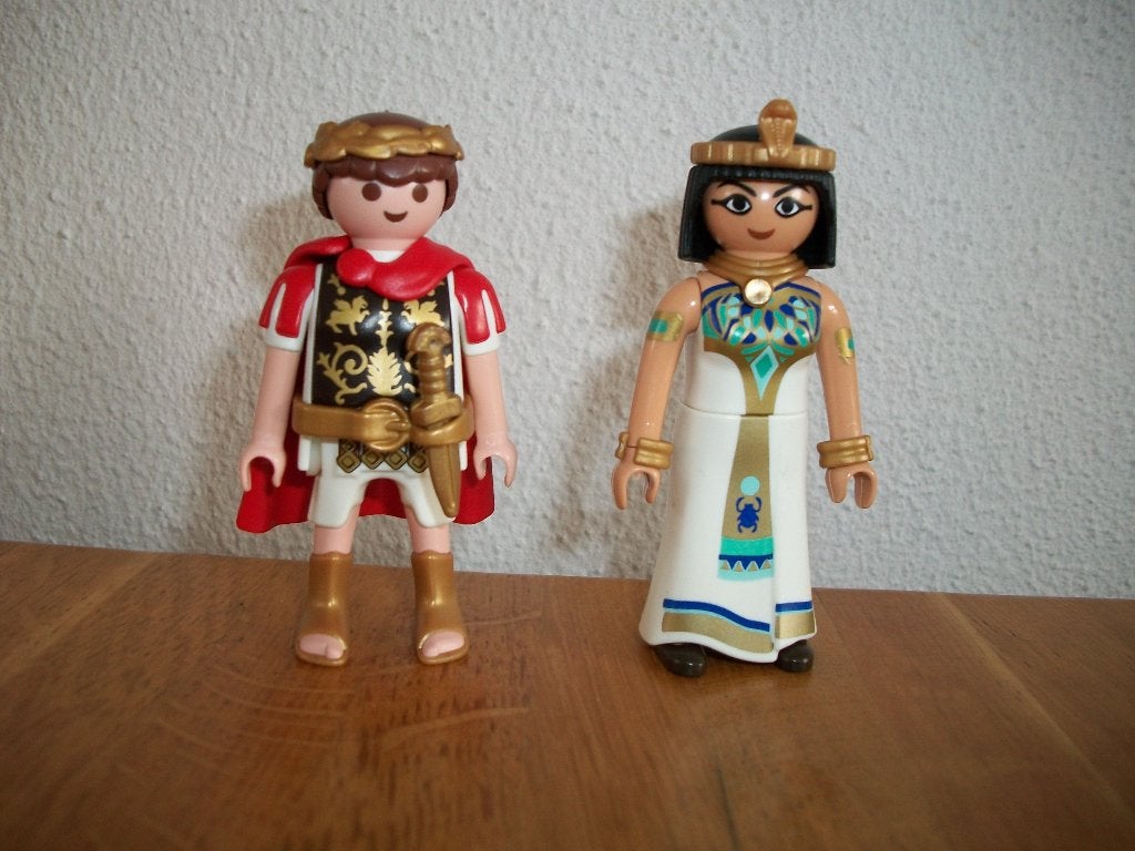 Caesar en Cleopatra / figuren, poppetjes, romeinen, Kinderen en Baby's, Speelgoed | Playmobil, Ophalen of Verzenden, Nieuw, Complete set