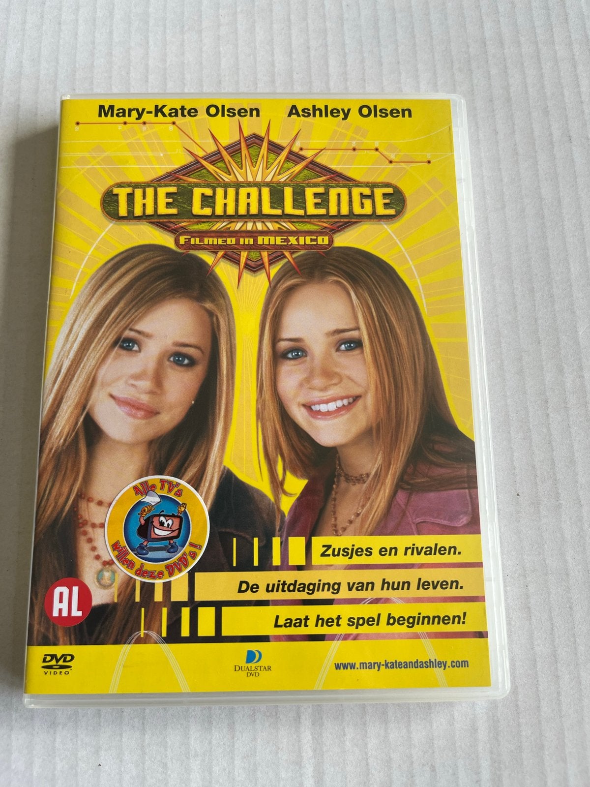 The Challenge - Mary-Kate & Ashley Olsen DVD, Alle leeftijden, Nederlands, Ophalen of Verzenden, Gebruikt