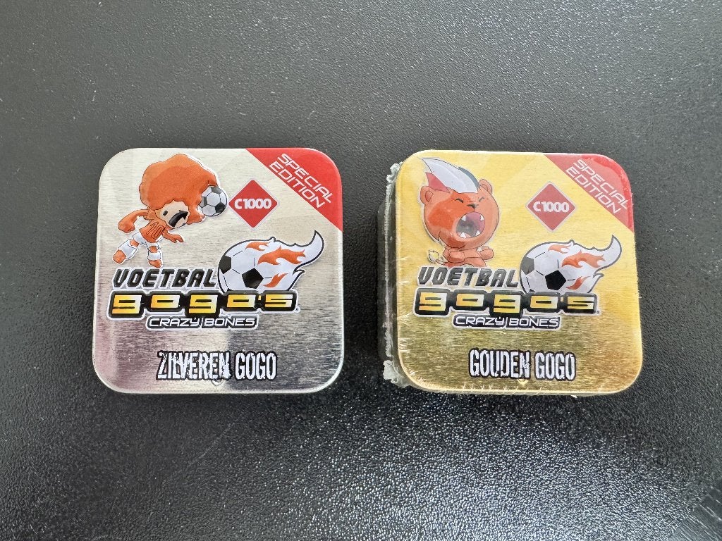 C1000 voetbal Gogo's goud en zilver, Plus, Ophalen of Verzenden