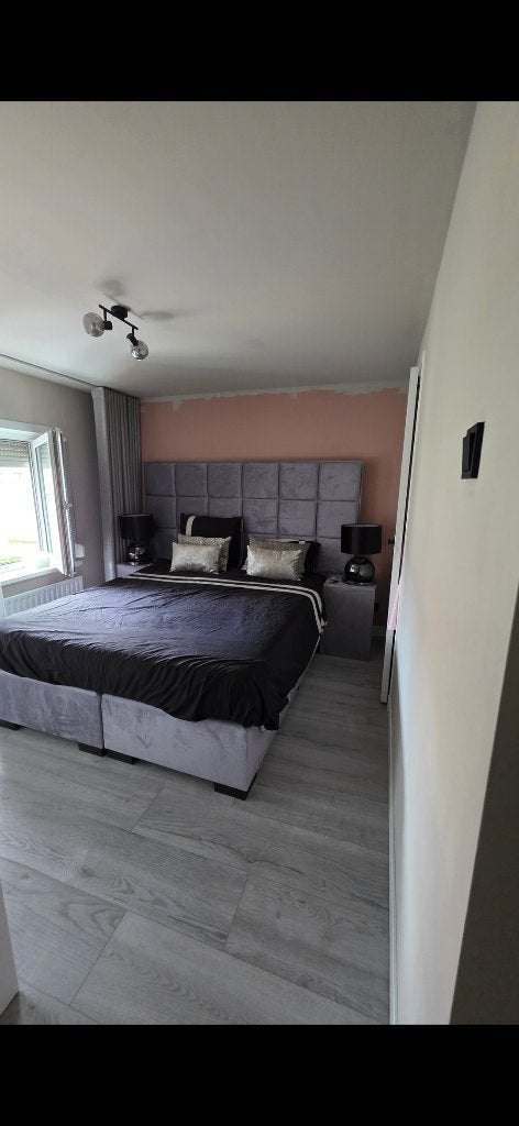 Boxspring, Ophalen, Tweepersoons, Zo goed als nieuw, 200 cm