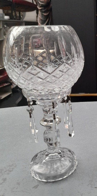 Mooi kristal windlicht, Ophalen of Verzenden