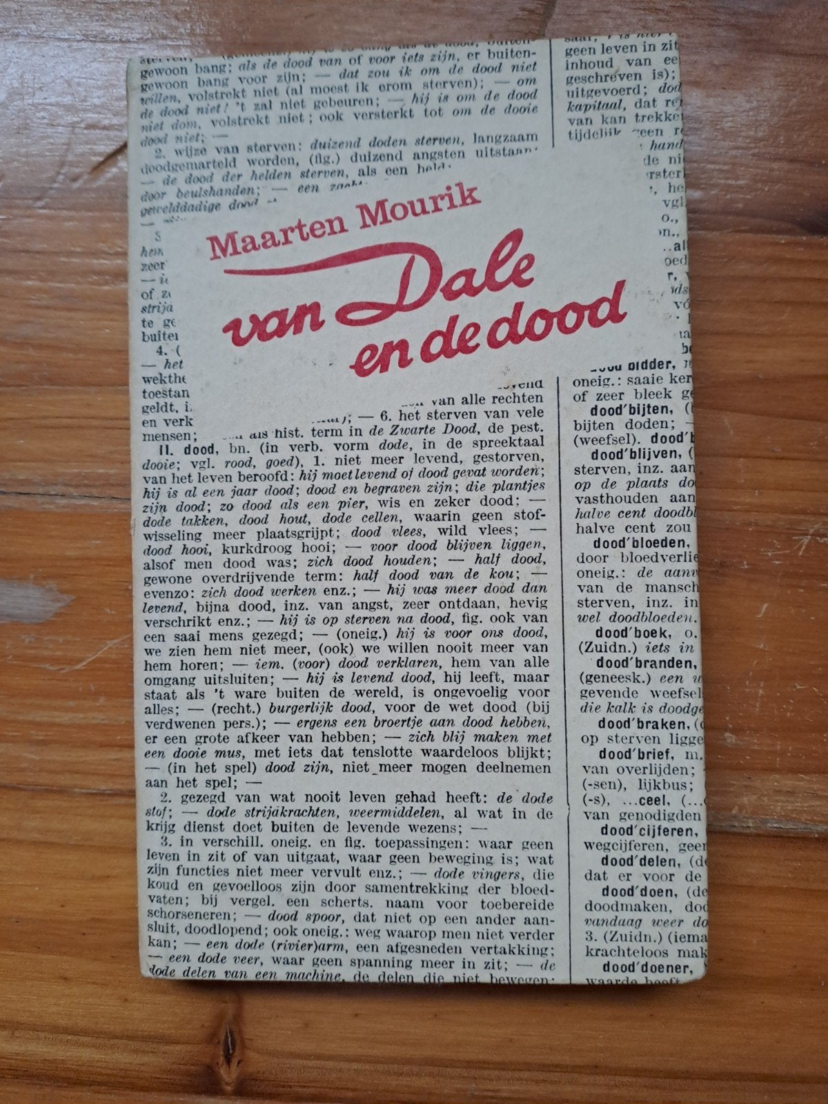Maarten Mourik / van Dale en de dood - gedichten, Ophalen of Verzenden