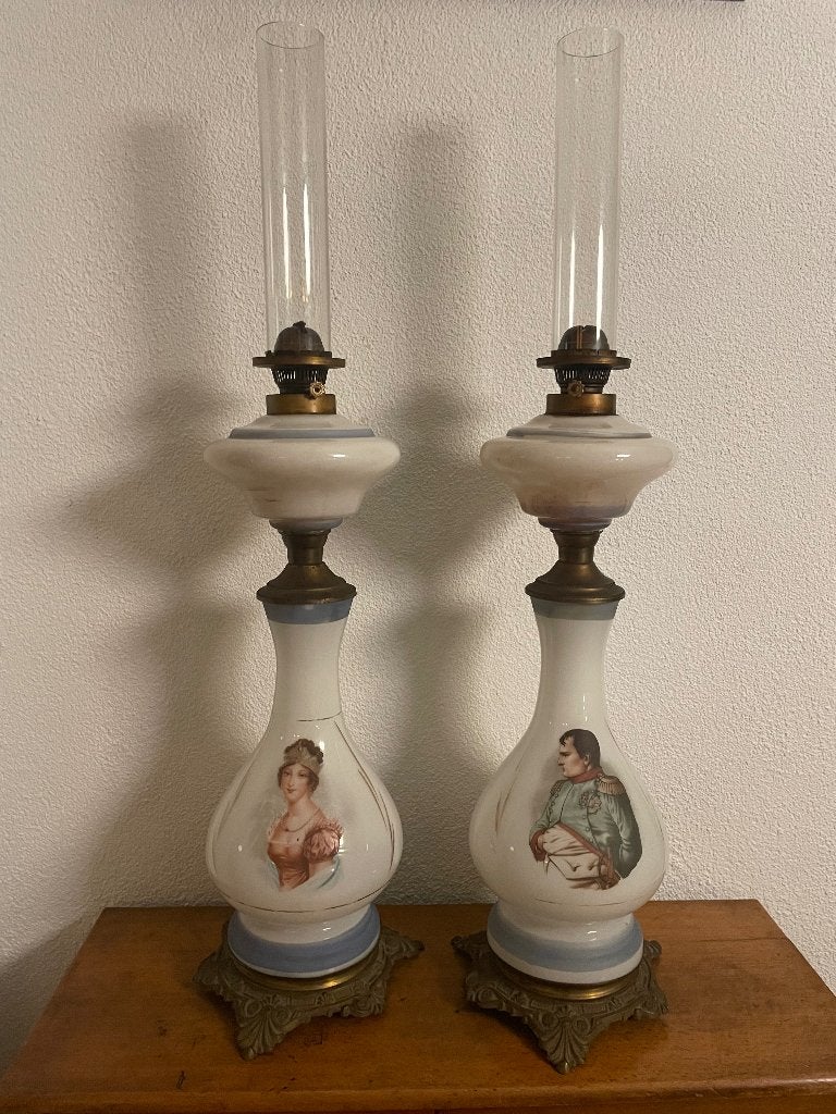 Petroleumlampen, Ophalen