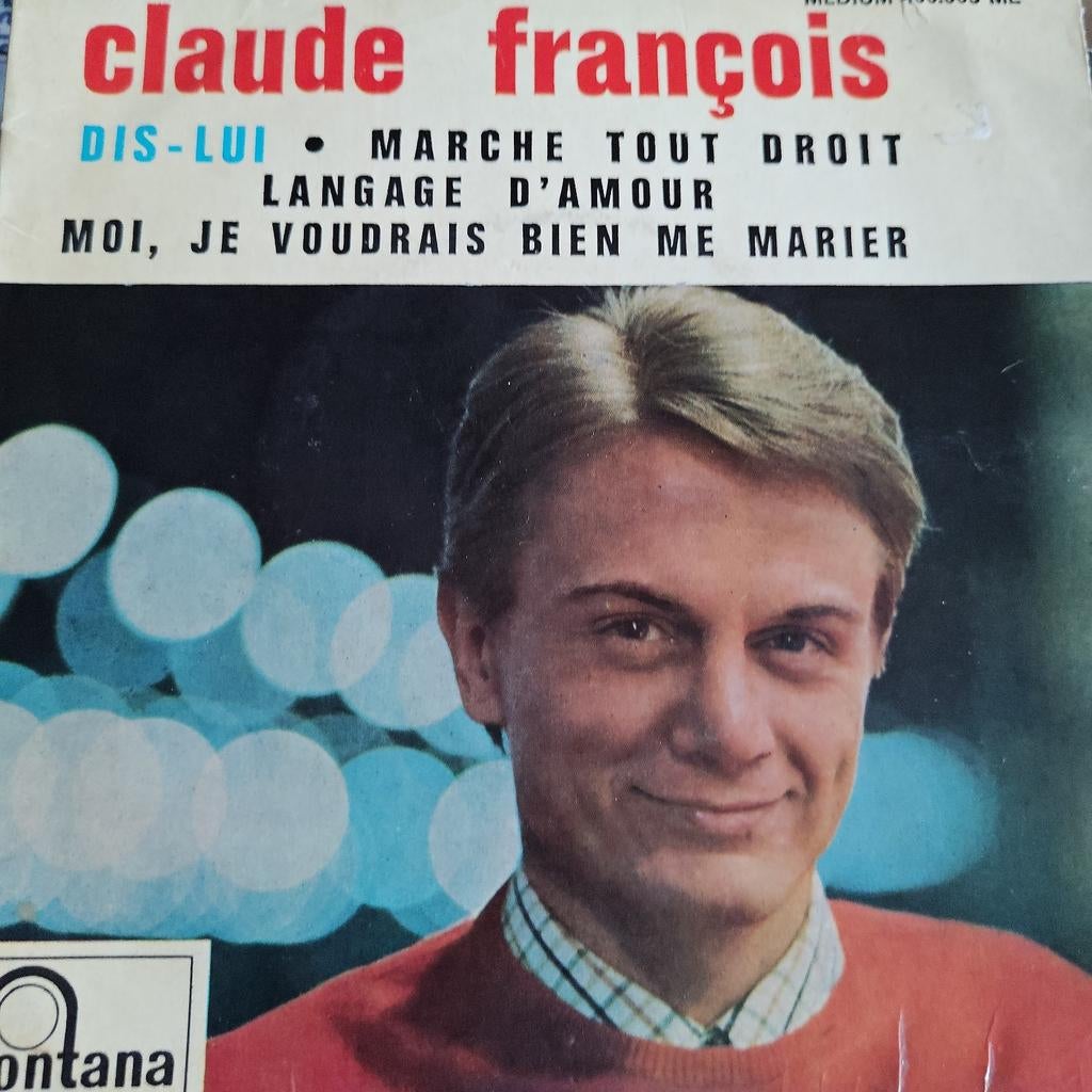 Claude François - Dis-lui (EP Vinyl), Cd's en Dvd's, Vinyl Singles, Ophalen of Verzenden, Gebruikt, 7 inch