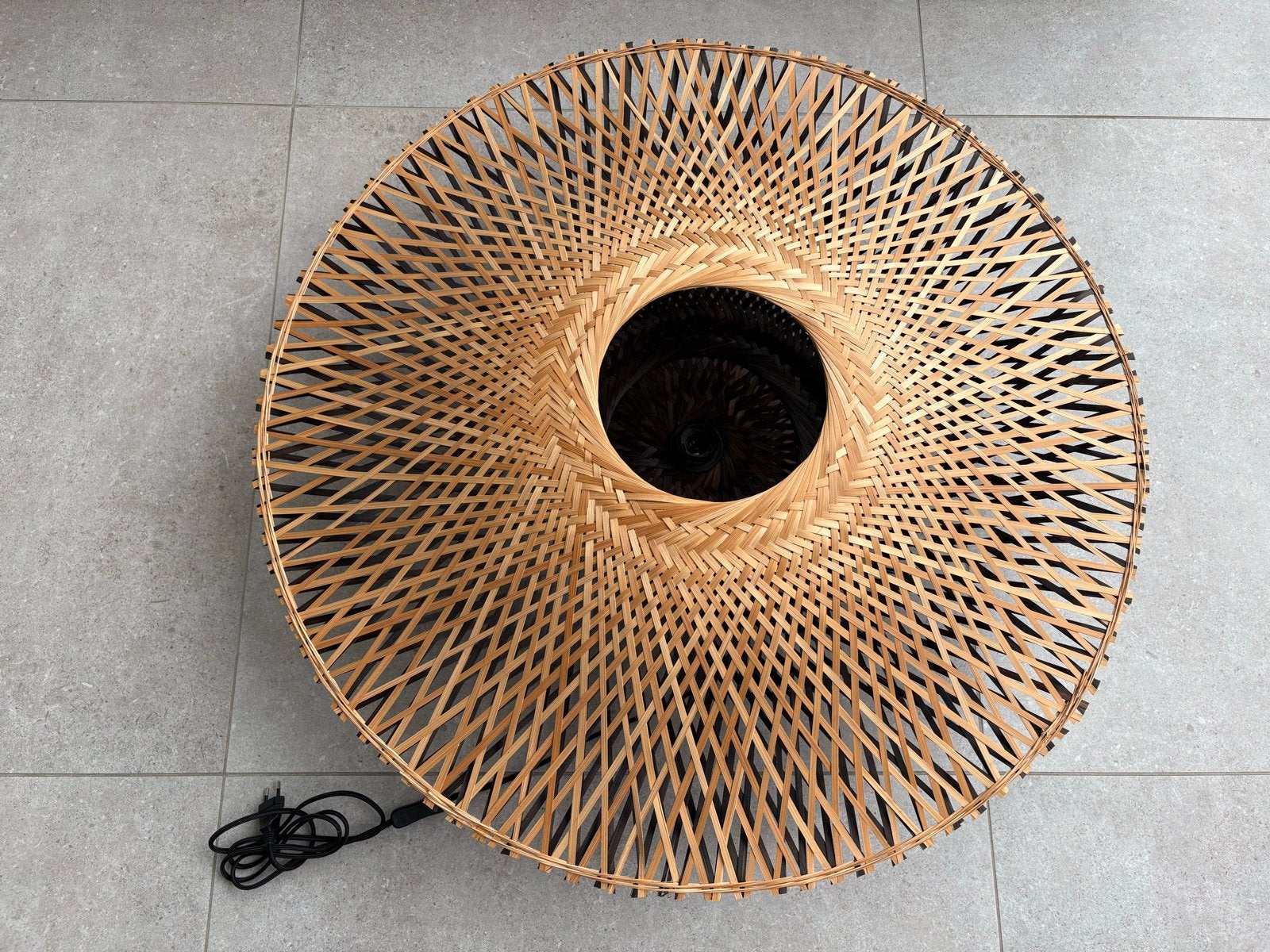 Good & Mojo Kalimantan Bamboelamp (groot), Ophalen, 50 tot 100 cm, Zo goed als nieuw, Minder dan 25 cm