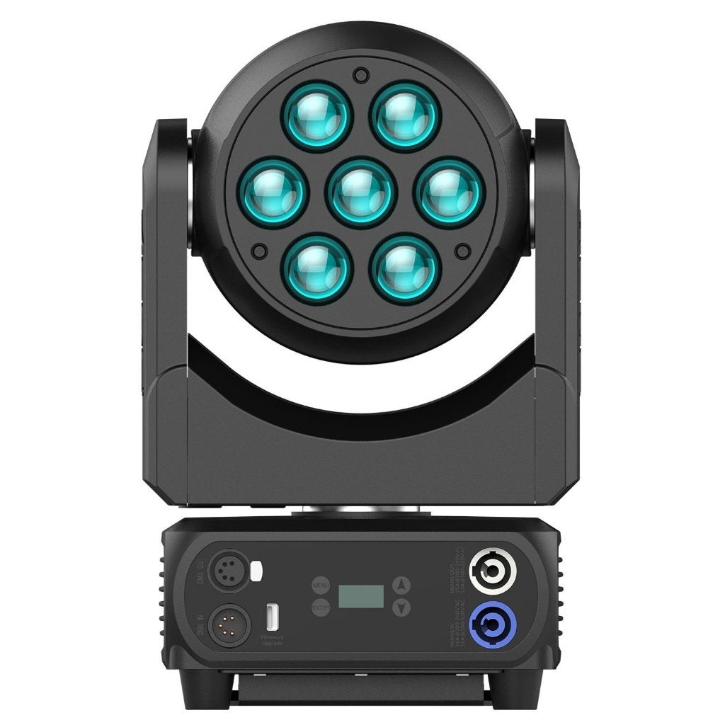 18x Acme Oxygen 7x40w led zoom wash movingheads met cases, Geluidgestuurd, Ophalen of Verzenden, Zo goed als nieuw, Acme