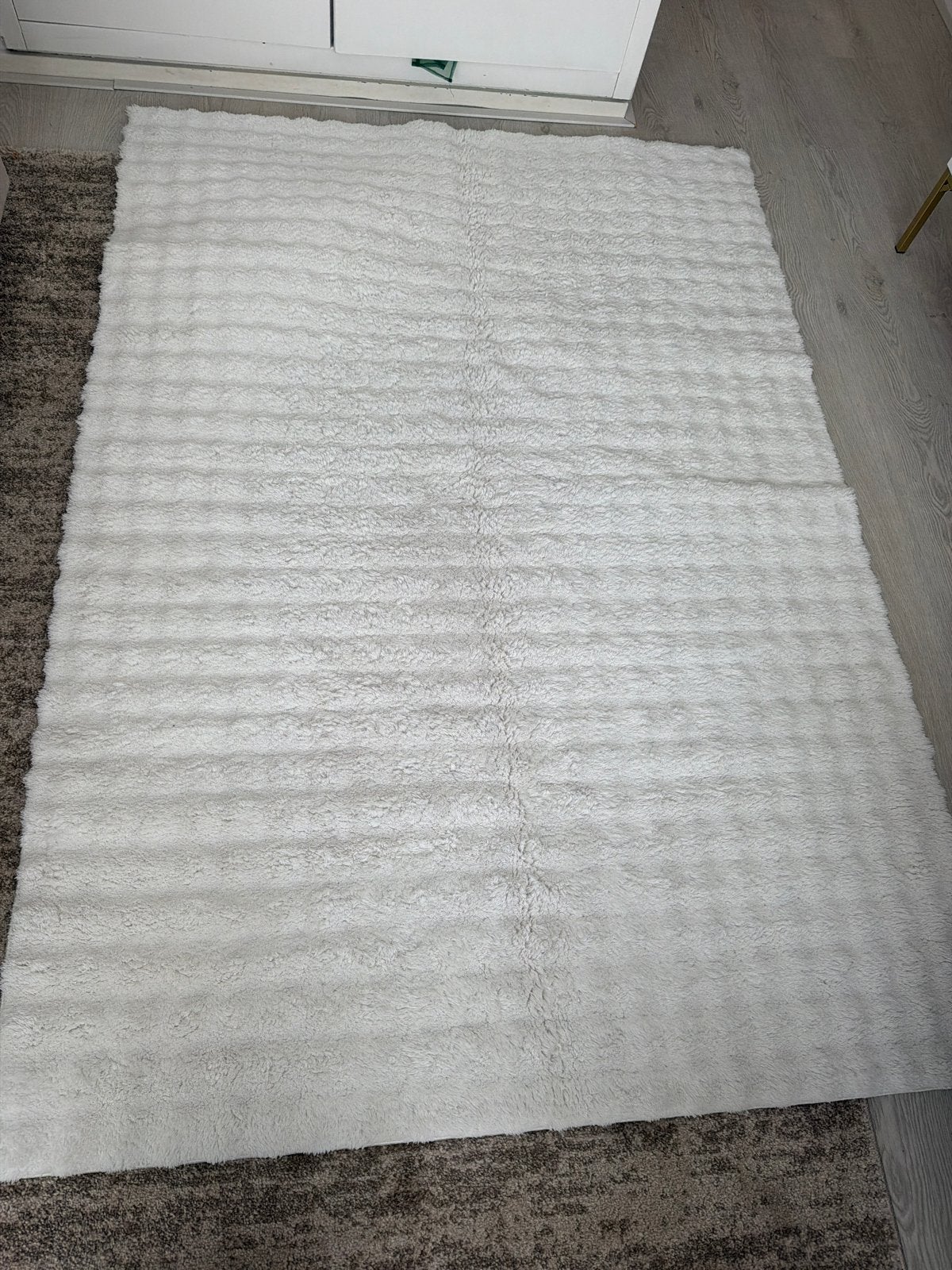 Nieuw wit vloerkleed 190x130 cm, Ophalen, 100 tot 150 cm, Wit, Nieuw