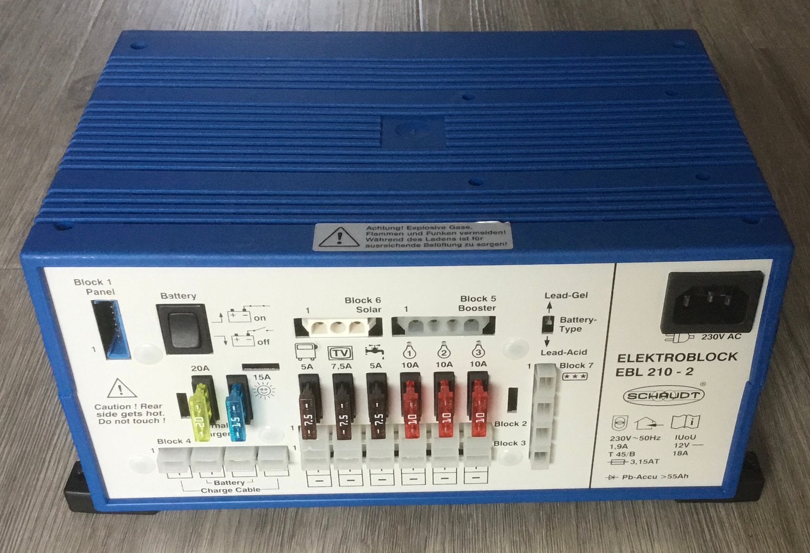 Schaudt EBL210 elektroblock, Schaudt, Zo goed als nieuw, Service@schaudt.de, Planckstr. 8 Markdorf