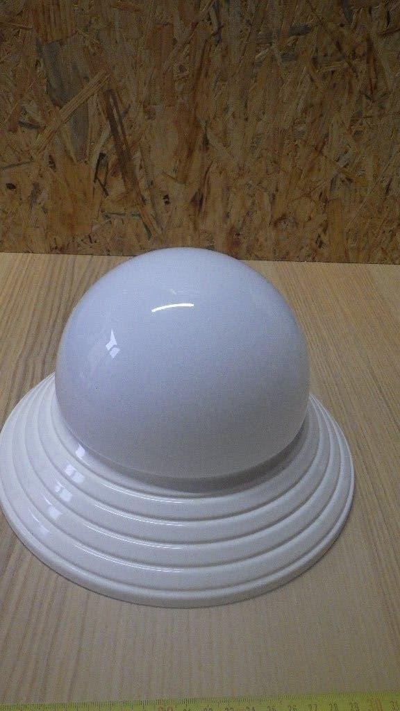mooie vintage plafondlamp van de Hema, Gebruikt, Vintage, Wit, Plafondlamp