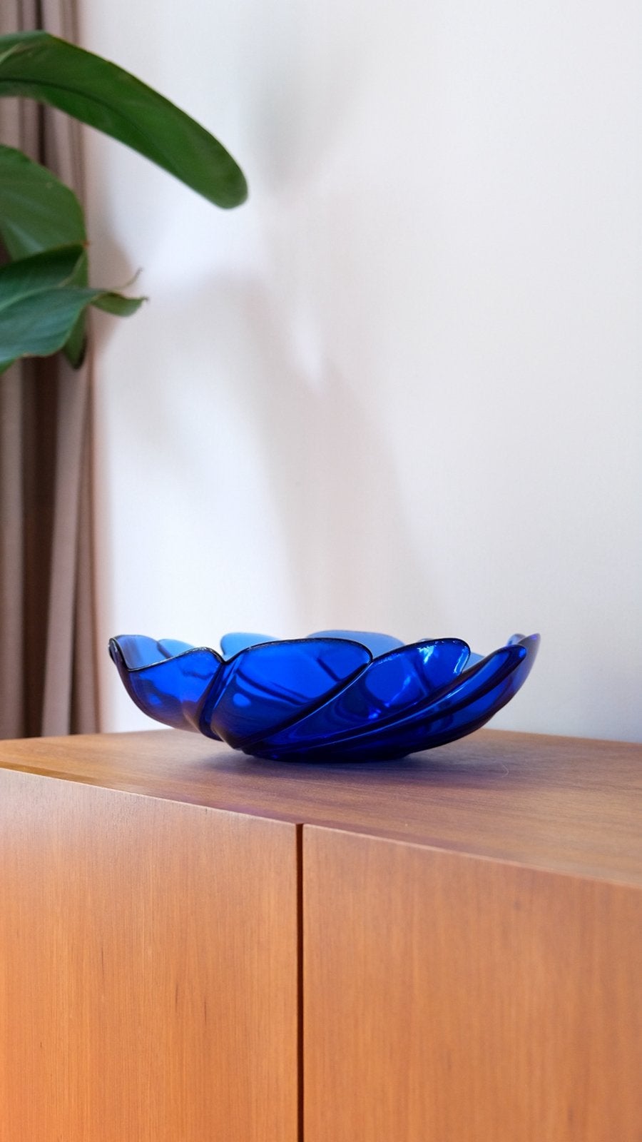 Blauwe Arcoroc schaal, Antiek en Kunst, Ophalen of Verzenden