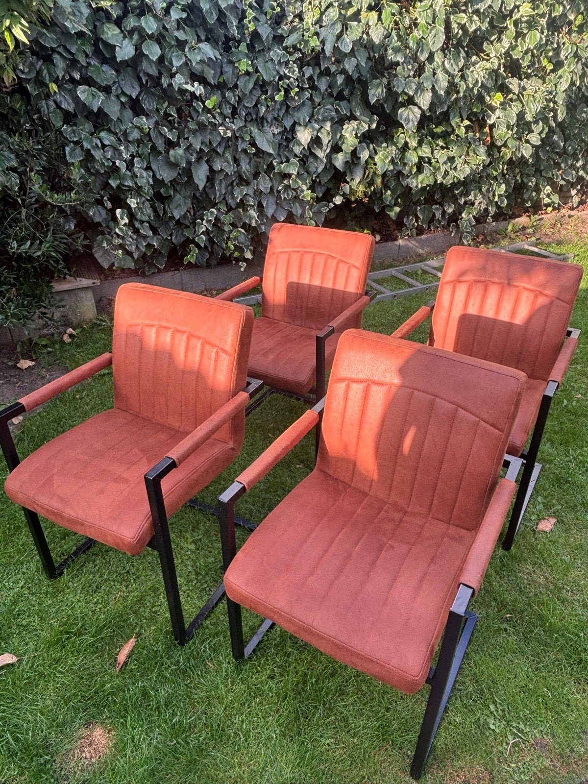 Zo goed als nieuwe eetkamerstoelen (4 stuks), Ophalen, Bruin, Zo goed als nieuw, Vier
