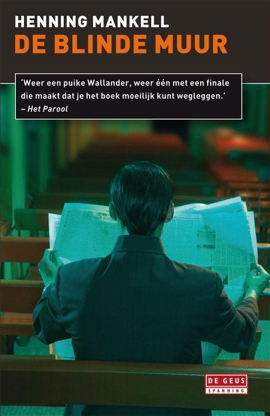 De blinde muur Henning Mankell, Ophalen of Verzenden, Zo goed als nieuw, Henning Mankell