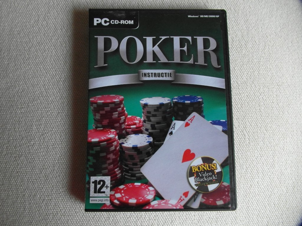 Pc cd rom: POKER instructie met 7 pokerspelen, nieuw!, Spelcomputers en Games, Puzzel en Educatief, 1 speler, Eén computer, Ophalen of Verzenden