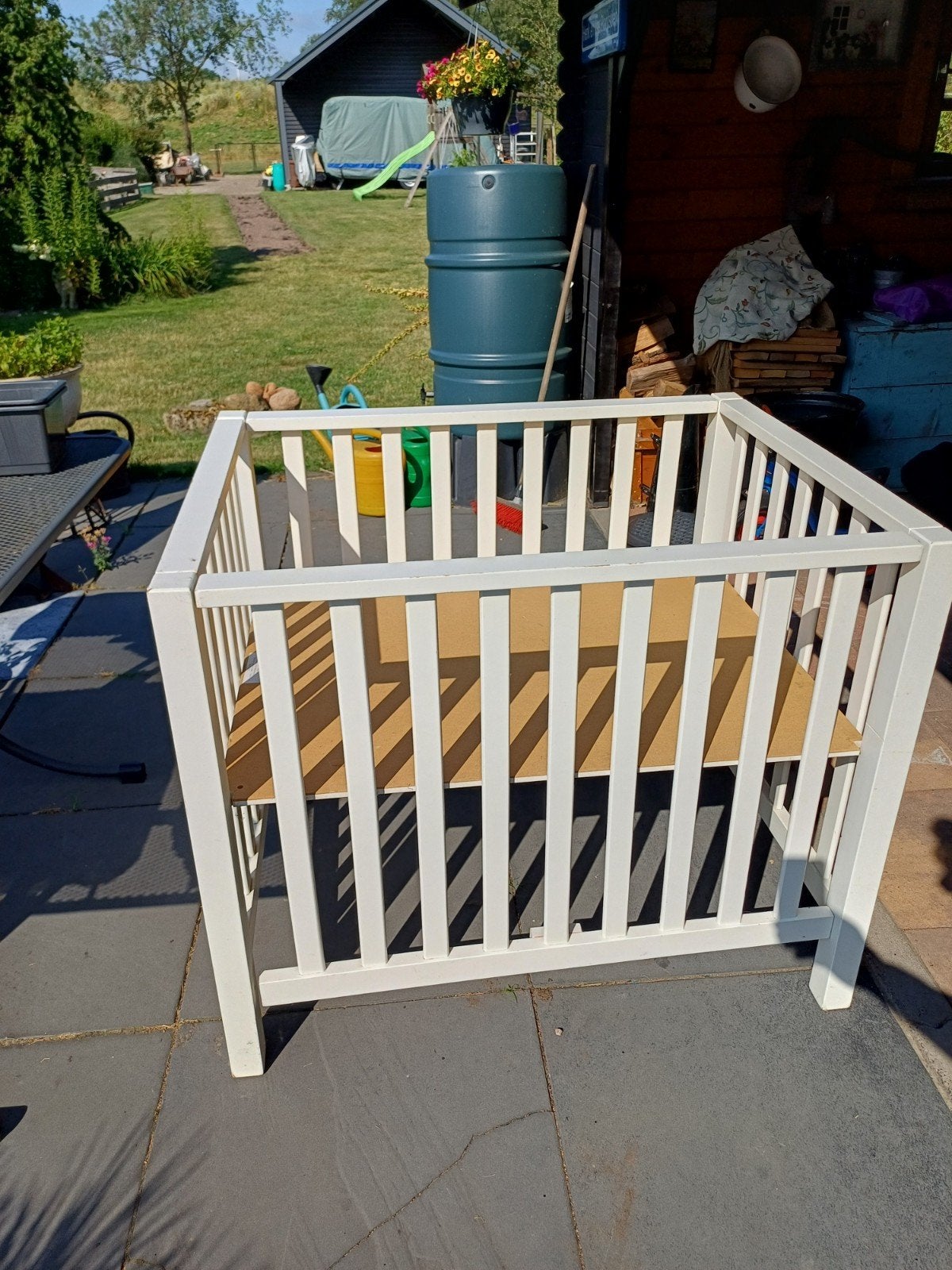 Box met Woezel en Pip boxkleed, Kinderen en Baby's, Boxen, Ophalen, Gebruikt, Vierkant, Boxkleed