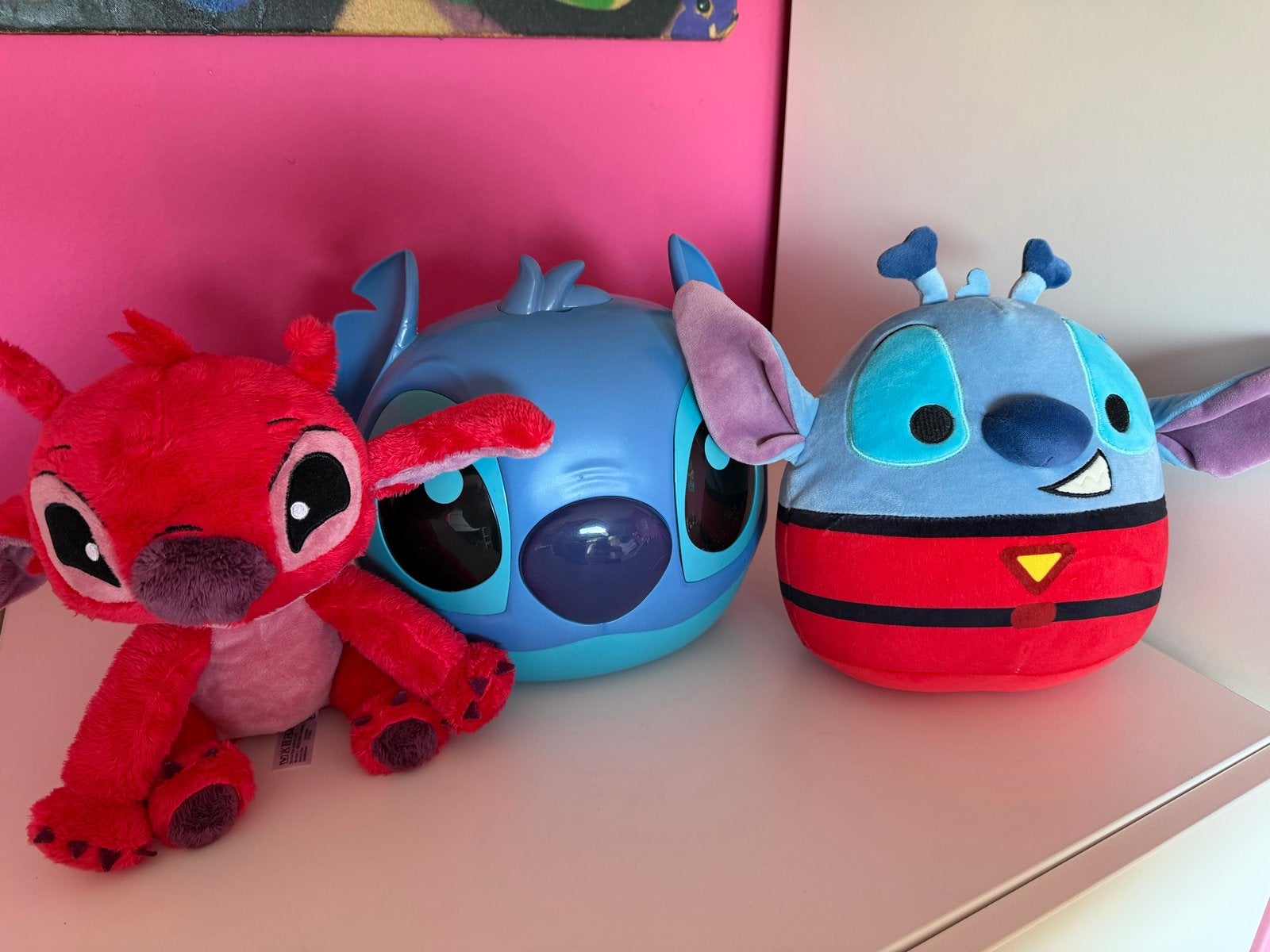Disney Lilo & Stitch knuffels - Angel, Stitch en Jumba, Gebruikt, Disney, Overige typen, Ophalen of Verzenden