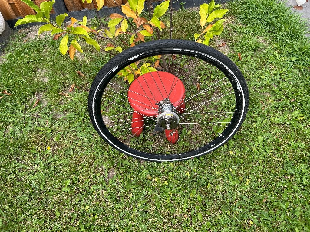 achterwiel 28 inch 3 NEXUS versnellingen rollerbrakes, Wiel, Gebruikt, Shimano Nexus 3 versnellingen, Ophalen of Verzenden