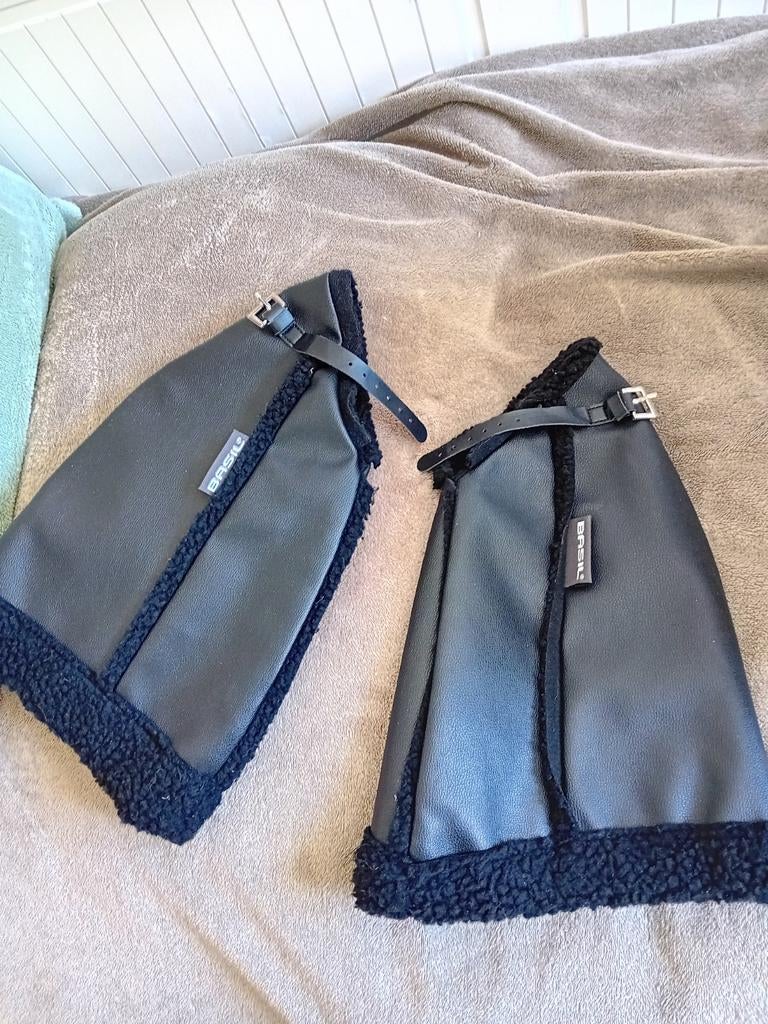 Basil handwarmers voor fietsstuur/fatbike - Zwart, Ophalen, Zo goed als nieuw, Basil