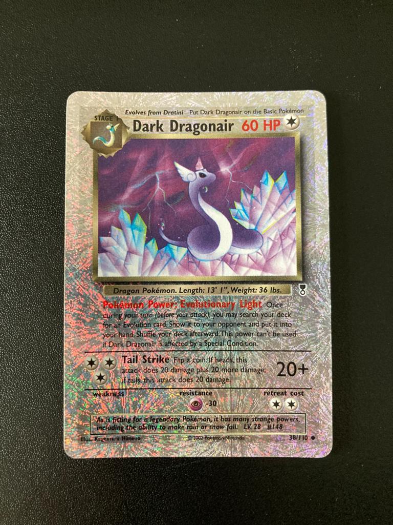 Pokemon kaart Dragonair Reverse Holo met Print Line, Ophalen of Verzenden, Zo goed als nieuw
