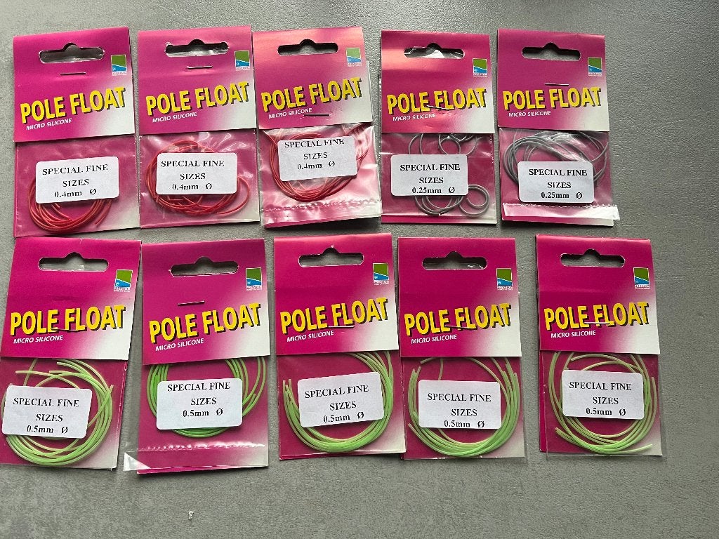adv 87 / NIEUW mixset 10 pakjes silicone tule PRESTON, Ophalen of Verzenden, Nieuw, Overige typen