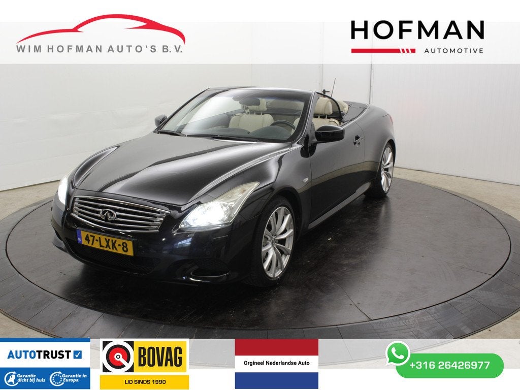 Infiniti G 37 Cabrio GT Premium Bose Camera NL Auto, Auto's, Infiniti, Gebruikt, Bedrijf, G-serie, Autotrust