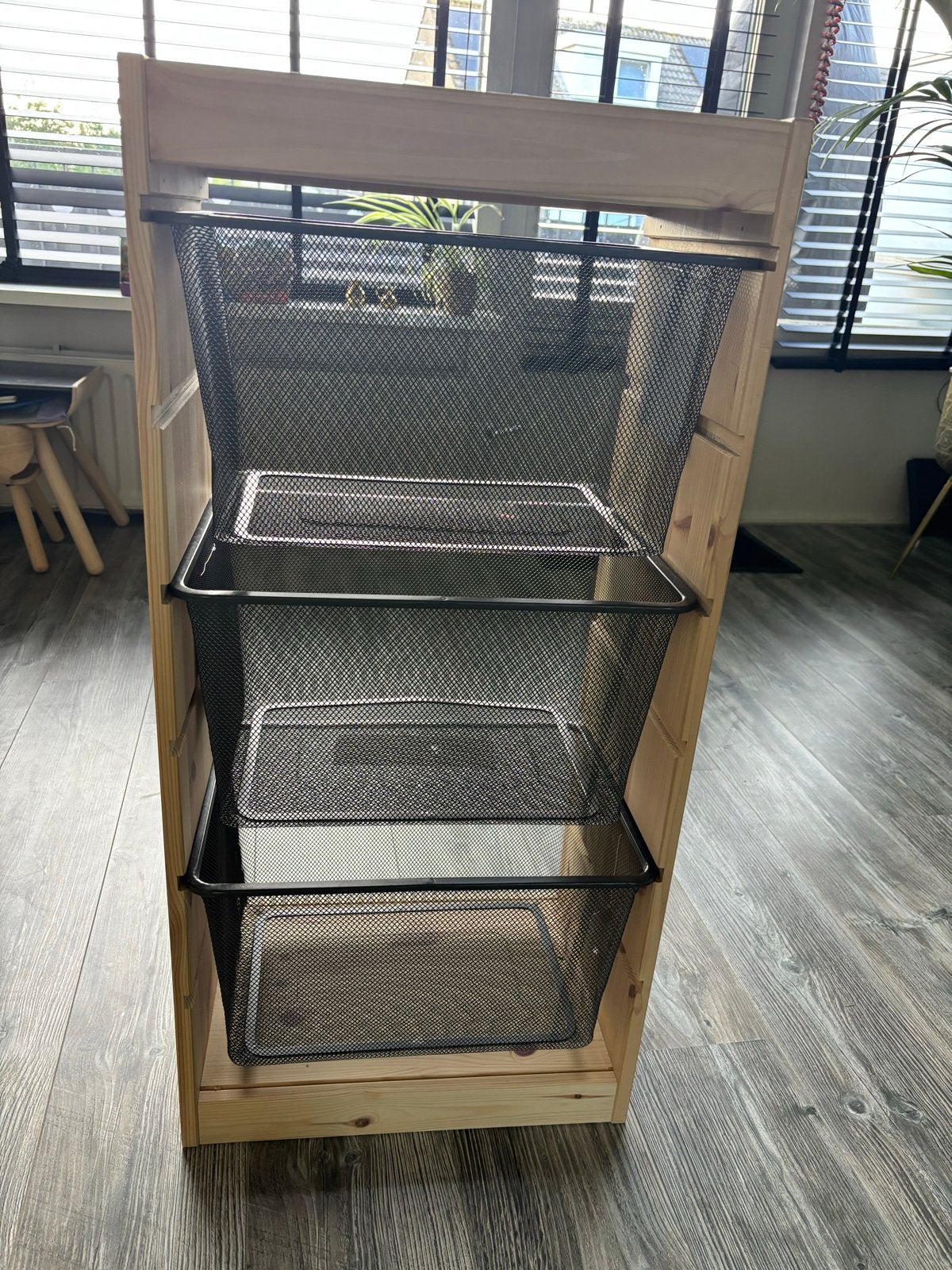 IKEA TROFAST Opbergcombinatie met 3 metalen manden, Ophalen of Verzenden, Gebruikt