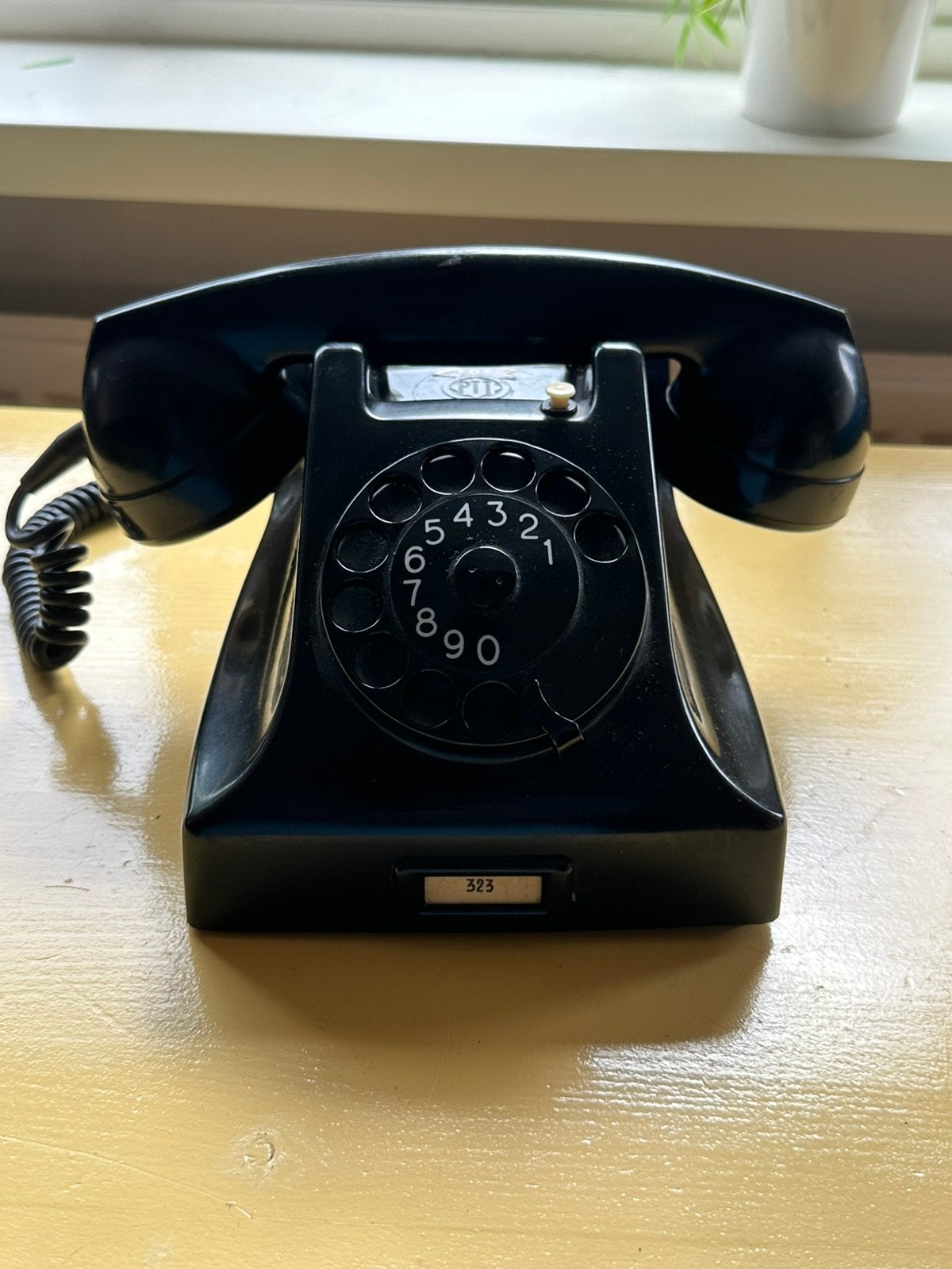 Antieke PTT telefoon 1956, Telecommunicatie, Vaste telefoons | Niet Draadloos, Ophalen, Zo goed als nieuw