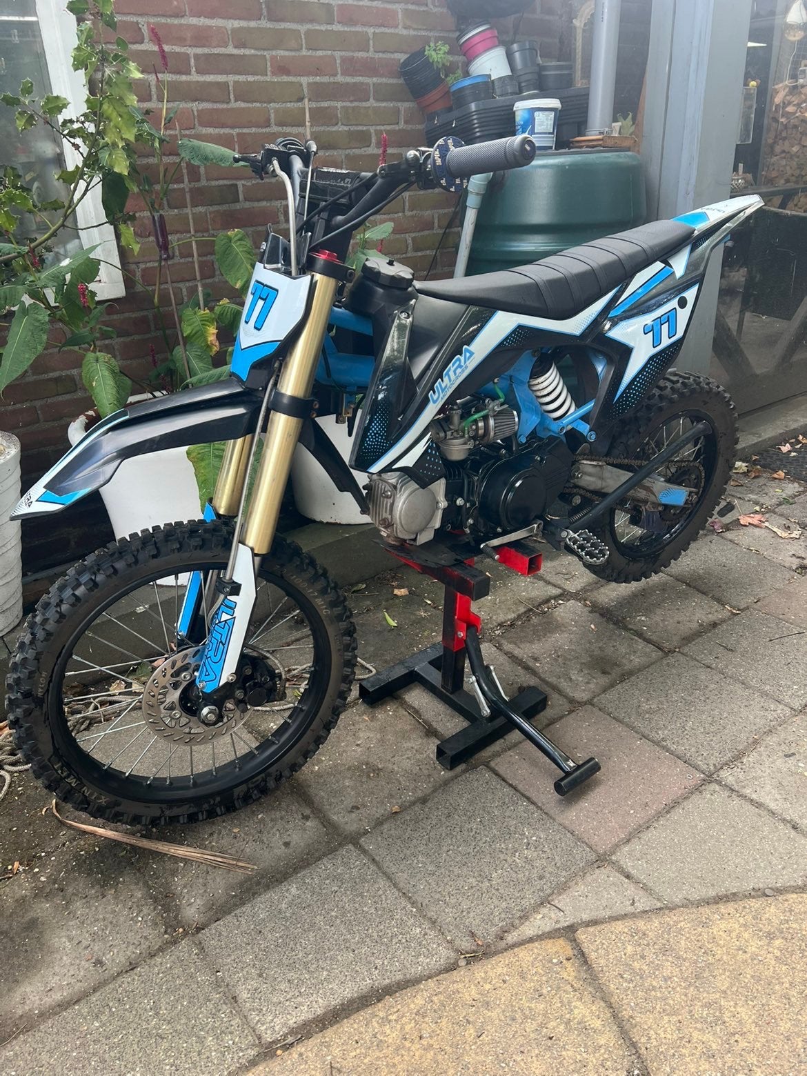 Ultra 125cc 4 takt, Fietsen en Brommers, Minibikes, Midibikes en Pitbikes, Ophalen, Zo goed als nieuw, Pitbike