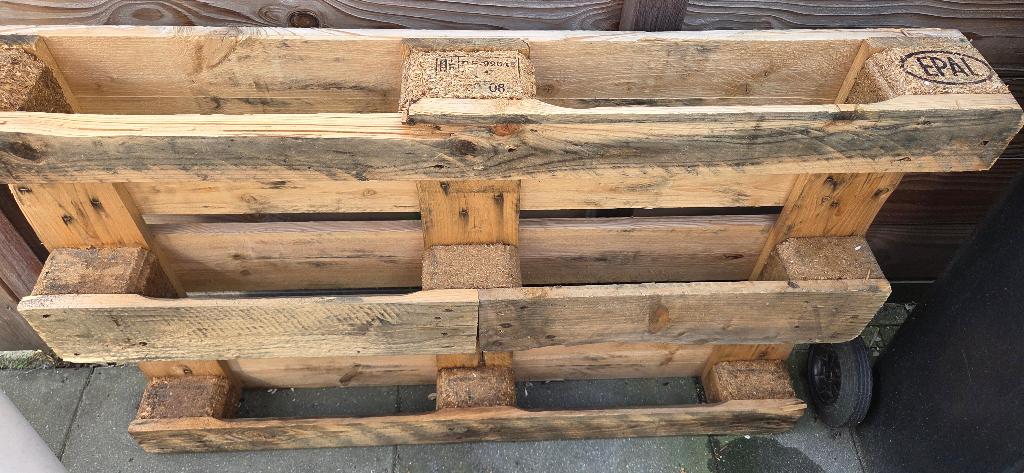 Pallet, Doe-het-zelf en Verbouw, Hout en Planken, Ophalen, Minder dan 25 mm, Zo goed als nieuw, Minder dan 200 cm