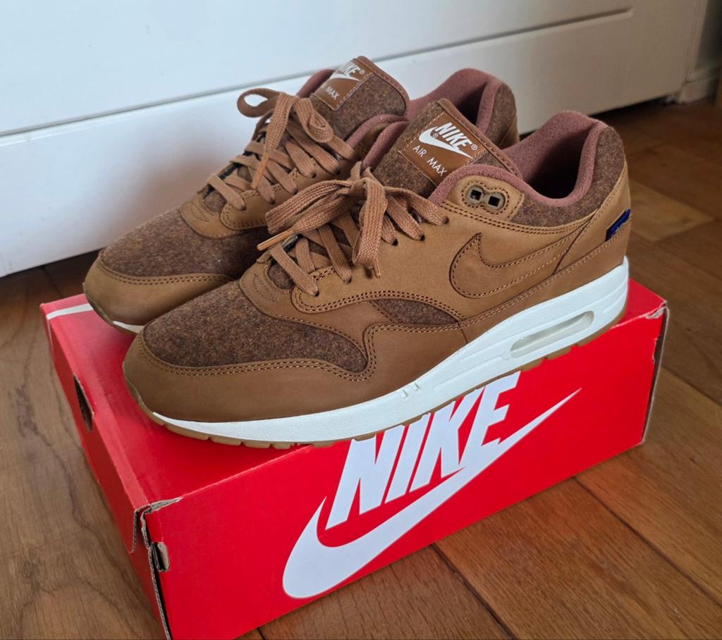 Air Max 1 Pendleton ID Brown Leather maat 44, Nike air max, Bruin, Verzenden, Sneakers of Gympen