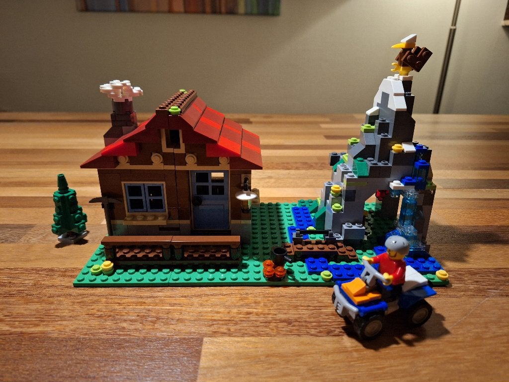 Lego Creator (3-in-1) Berghut (31025), Lego, Ophalen of Verzenden, Zo goed als nieuw, Inclusief instructies
