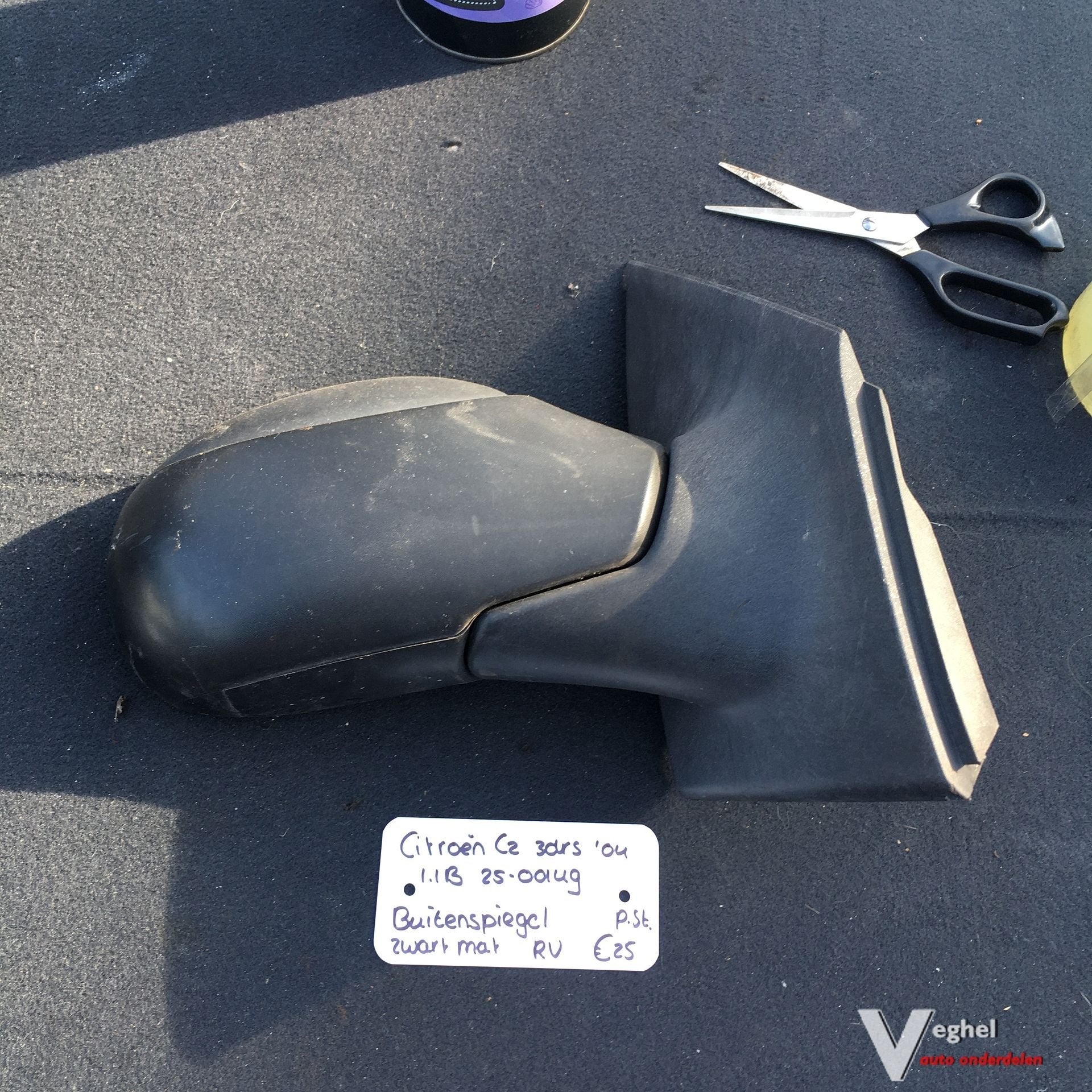 Citroen C2 3drs 1.1 Benzine 2004 2500149 Buitenspiegel handb, Gebruikt, -, -, Ophalen of Verzenden
