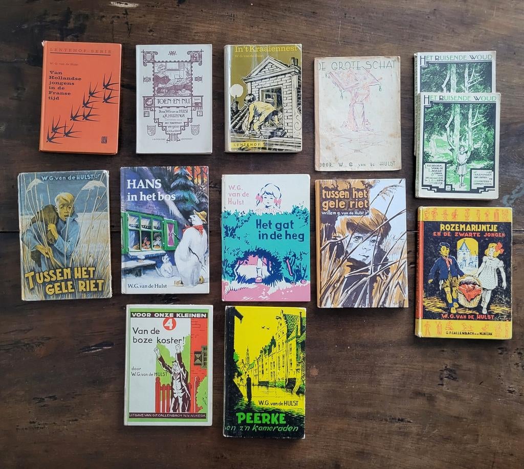 Laatste kans: 13 boeken van W.G. van der Hulst samen € 5,00, Ophalen of Verzenden, Zo goed als nieuw