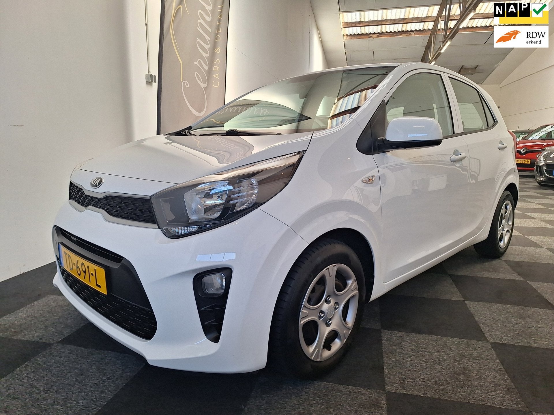 Kia Picanto 2018. EconomyPlusLine. 1e eig. 73.000 km NAP., Voorwielaandrijving, Stof, Gebruikt, Start-stop-systeem