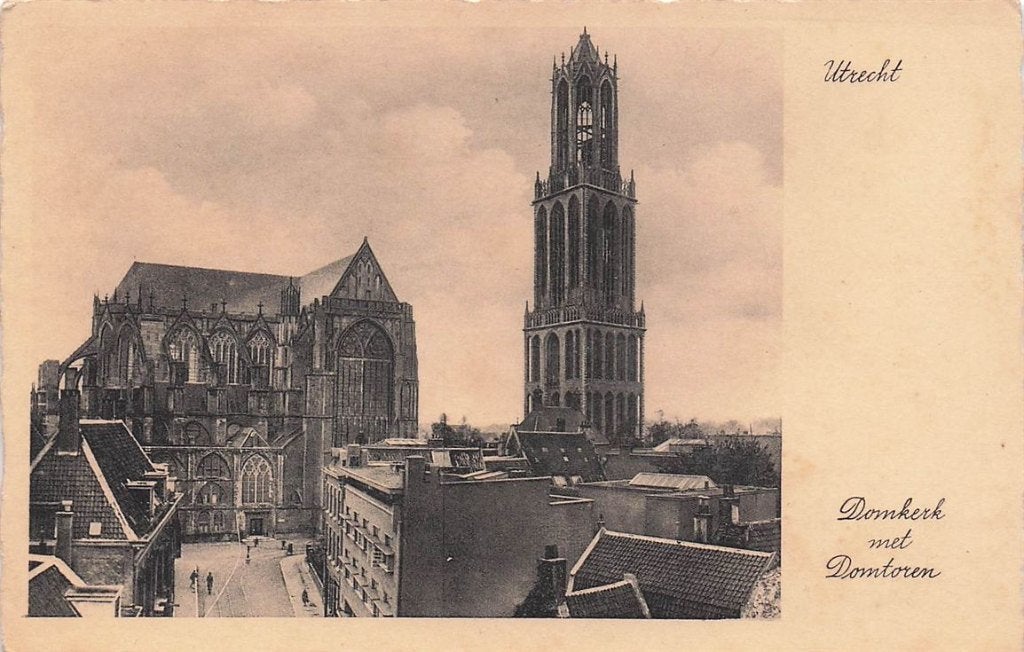 702-330-019 Utrecht Domkerk Met Domtoren, Verzenden, Voor 1920, Utrecht