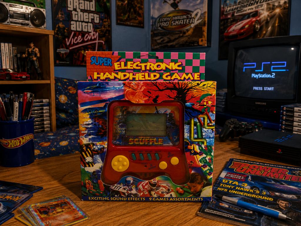 Electronic Handheld Game LCD - Scuffle - Tested, Ophalen of Verzenden, Zo goed als nieuw