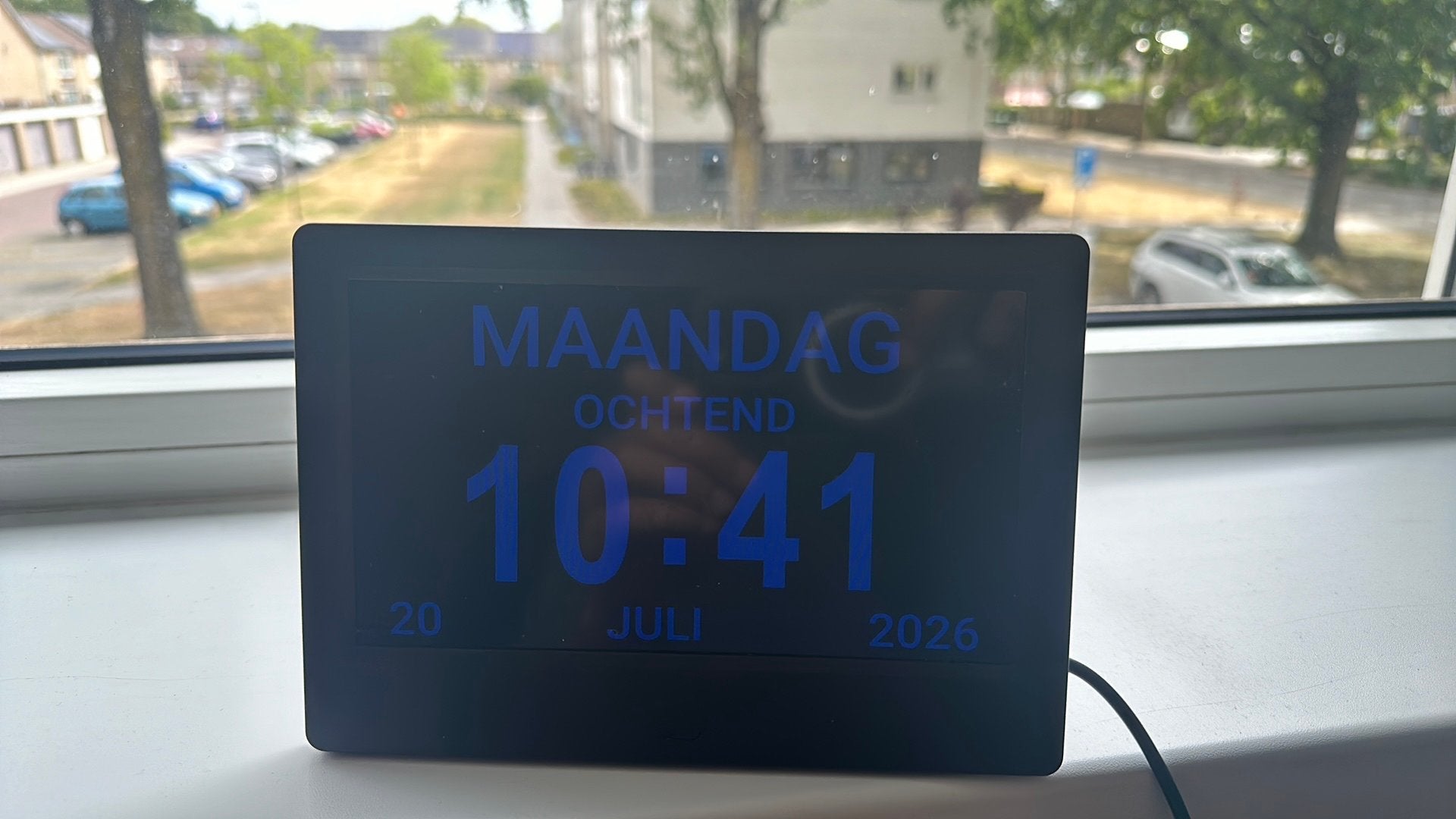 Dementie klok, Ophalen, Wandklok, Zo goed als nieuw, Digitaal