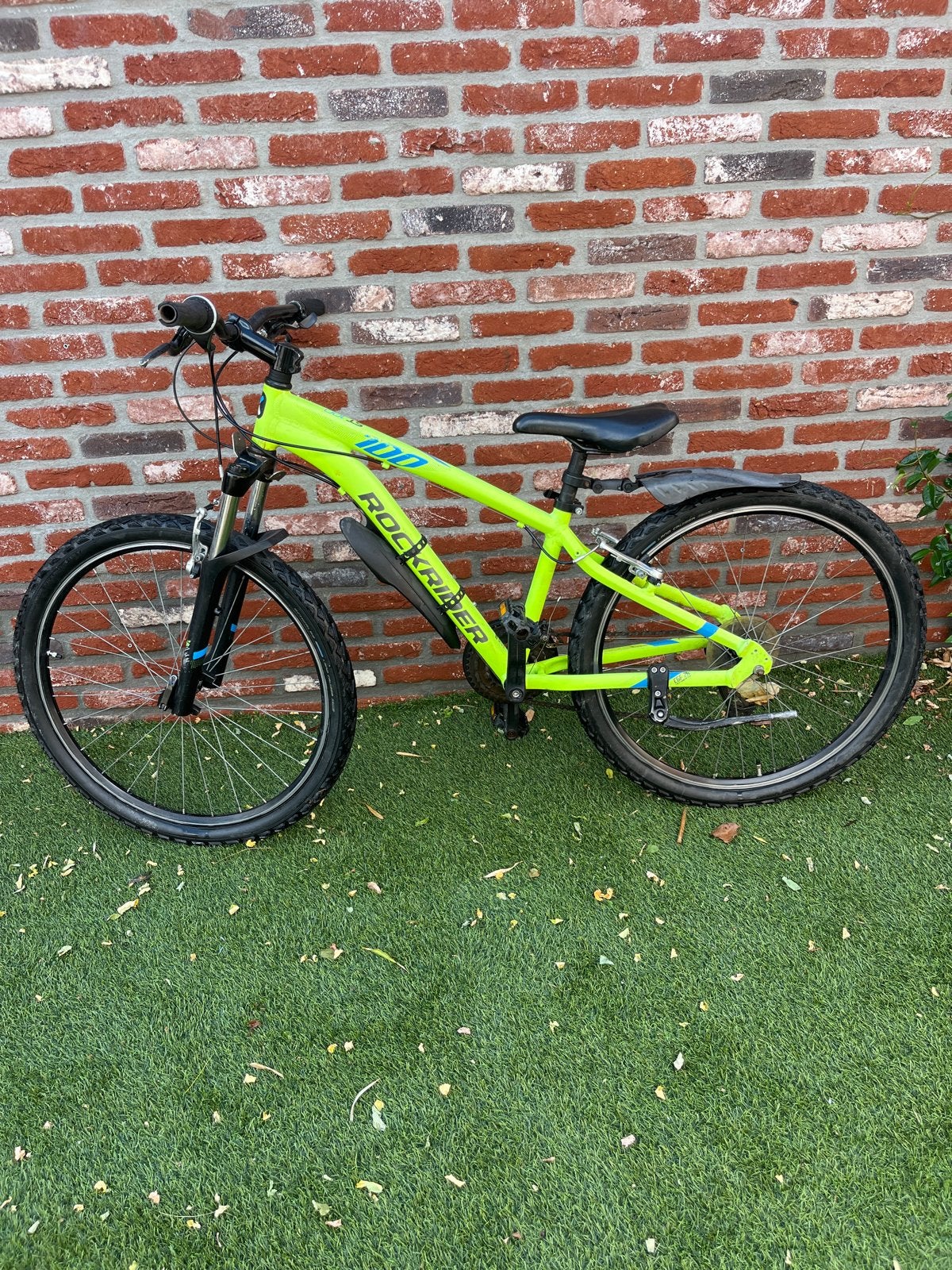 26 inch fiets/ mountainbike Rockrider, Gebruikt, Hardtail, Velgrem, Ophalen