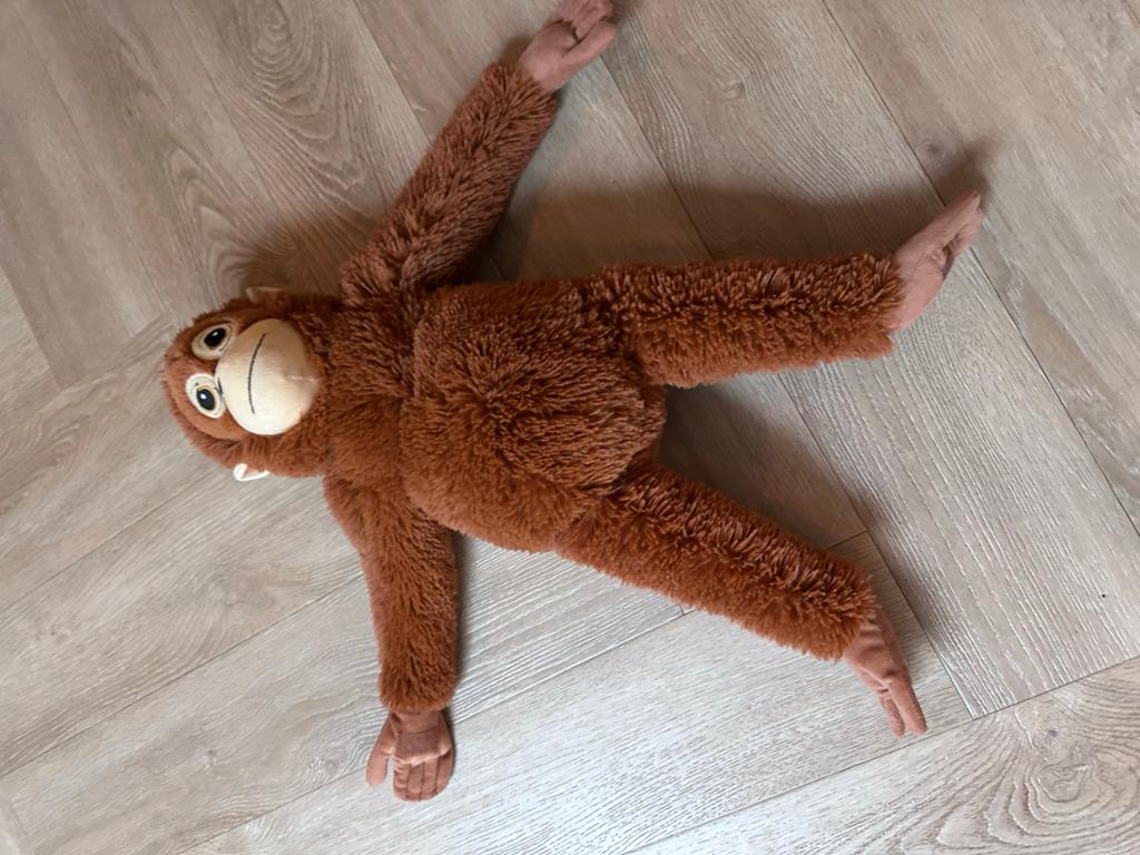 IKEA aap knuffel - Bruine pluche orang-oetan