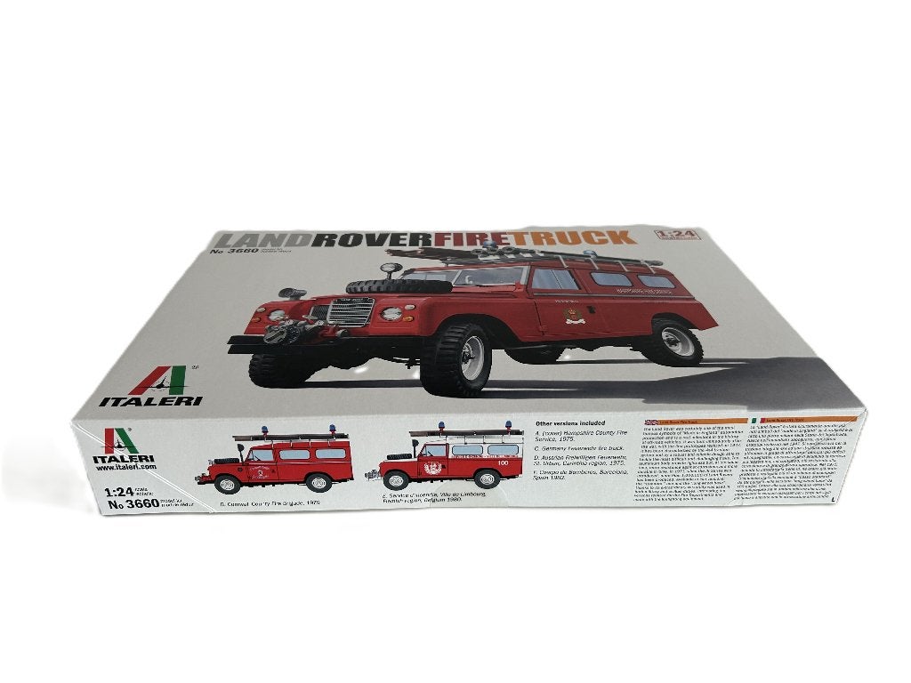 Italeri Land Rover Fire Truck 1/24 ITA-3660 nieuw, Italeri, Verzenden, Groter dan 1:32, Nieuw