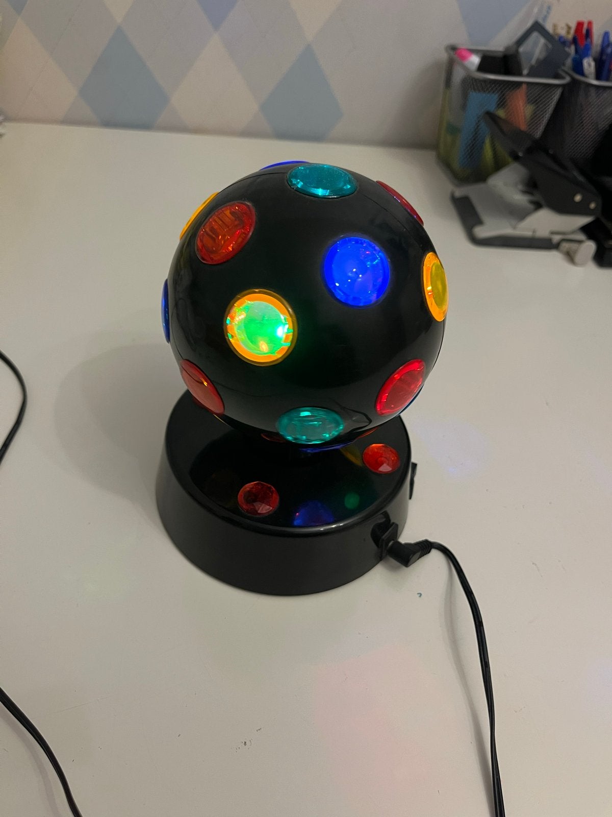 Discobal met LED-verlichting - Feestverlichting, Overige merken, Kunststof, Meerkleurig, Overige fittingen
