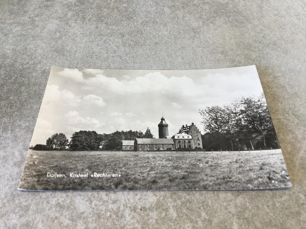 Dalfsen.     Panorama  Kasteel ,, Rechteren”   1950, Ophalen of Verzenden, 1940 tot 1960