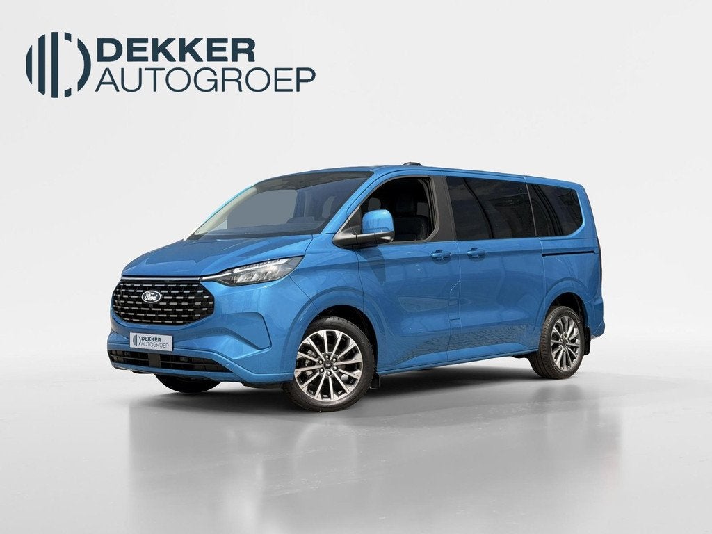 Ford Transit Custom Tourneo 340 L1H1 Titanium X 2.5 233pk PH, Auto's, Ford, Bedrijf, Te koop, Transit, 360° camera, ABS, Achteruitrijcamera