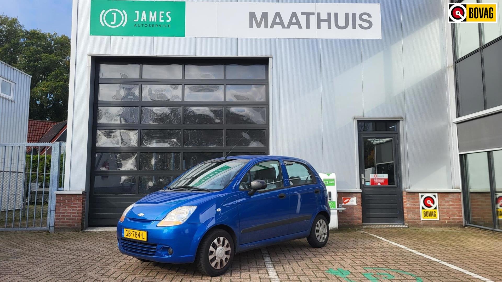 Chevrolet Matiz 0.8 Pure stuurbekr,cdv, Voorwielaandrijving, Stof, Gebruikt, Blauw