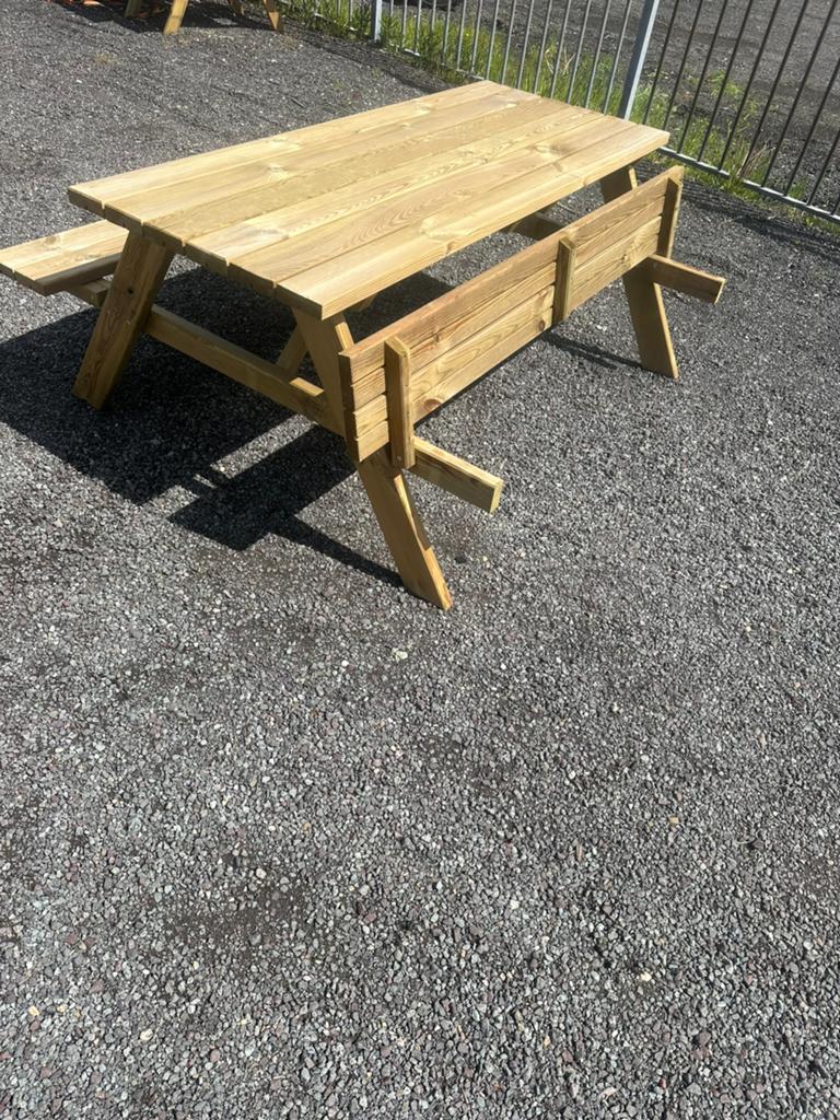 Nieuwe picknicktafels te koop 180cm 6 persoons tuintafel, Tuin en Terras, Picknicktafels, Nieuw, Ophalen of Verzenden, Inklapbaar