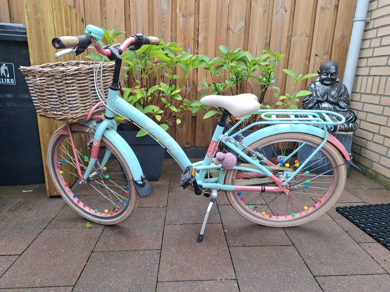Loekie Prinses 22 inch meisjesfiets, Fietsen en Brommers, Ophalen, Gebruikt, 22 inch, Versnellingen