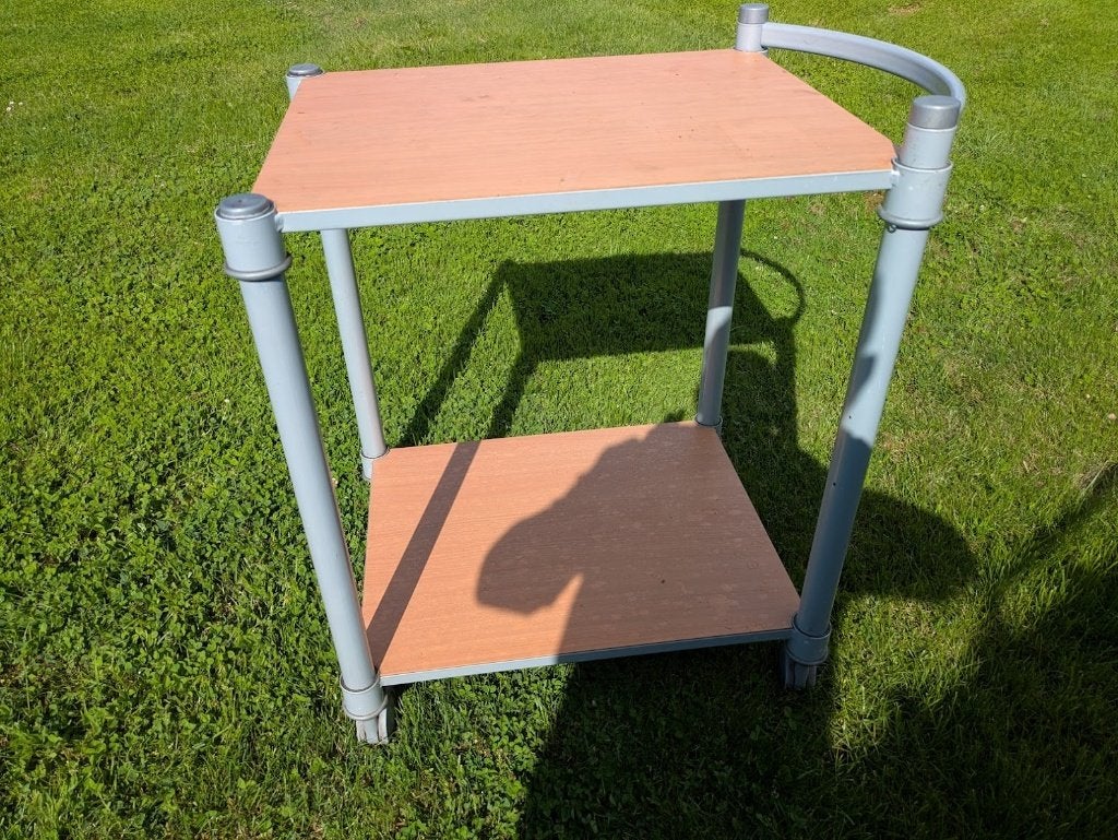 werktafeltje met wielen werktafeltje bijzettafeltje, Antiek en Kunst, Ophalen