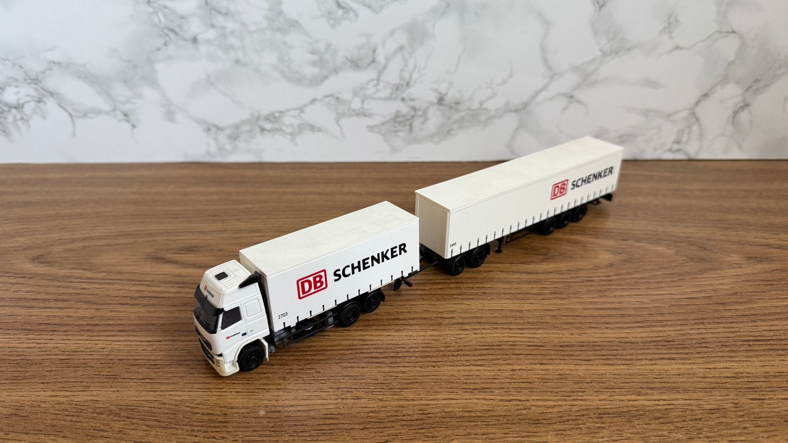 AWM Volvo FH DB Schenker LZV Vrachtwagen 1:87 1/87, Ophalen of Verzenden, Gebruikt, Bus of Vrachtwagen, AWM