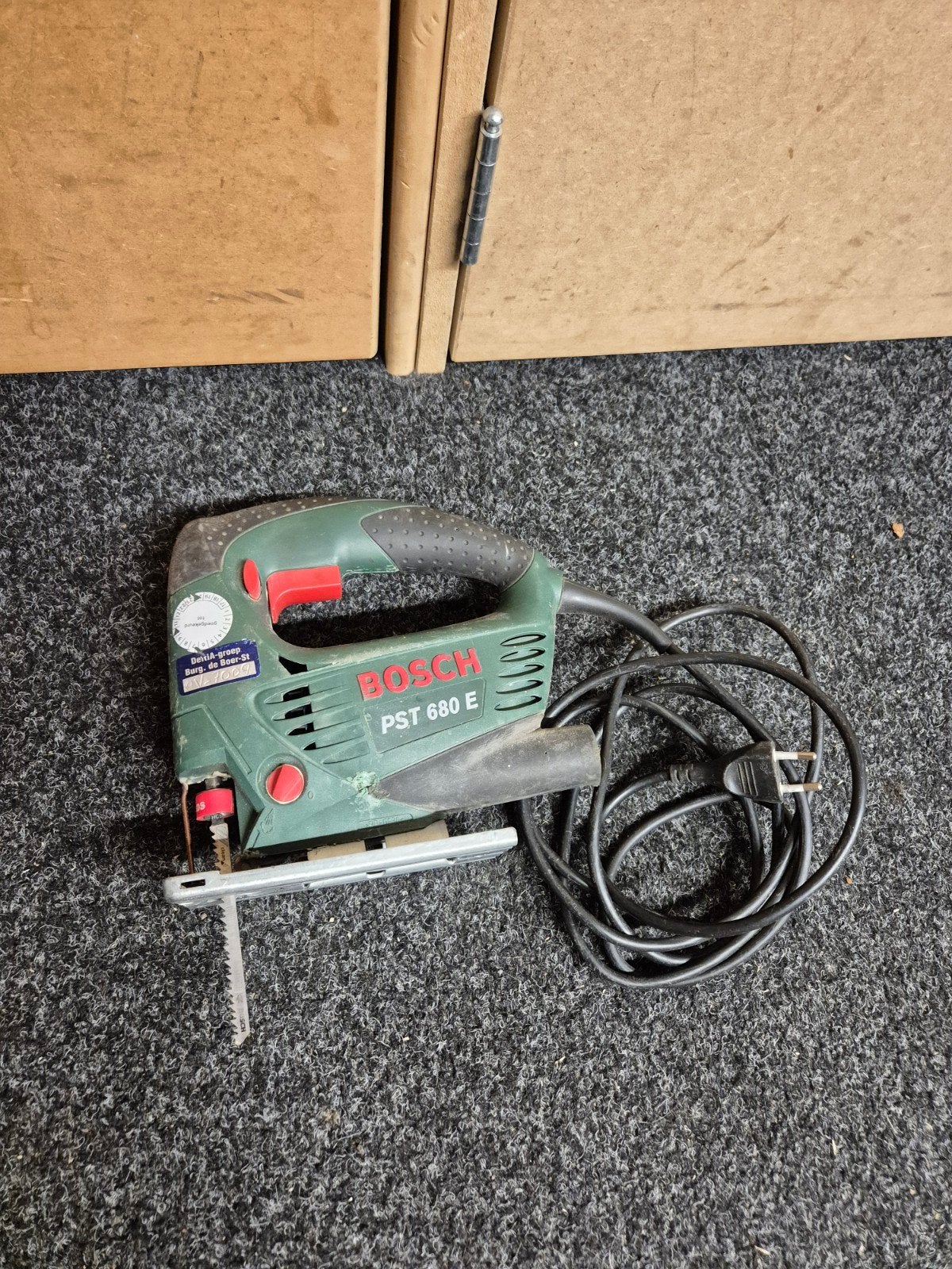Bosch decoupeerzaag, Ophalen of Verzenden, Gebruikt, Minder dan 600 watt, Vlakschuurmachine