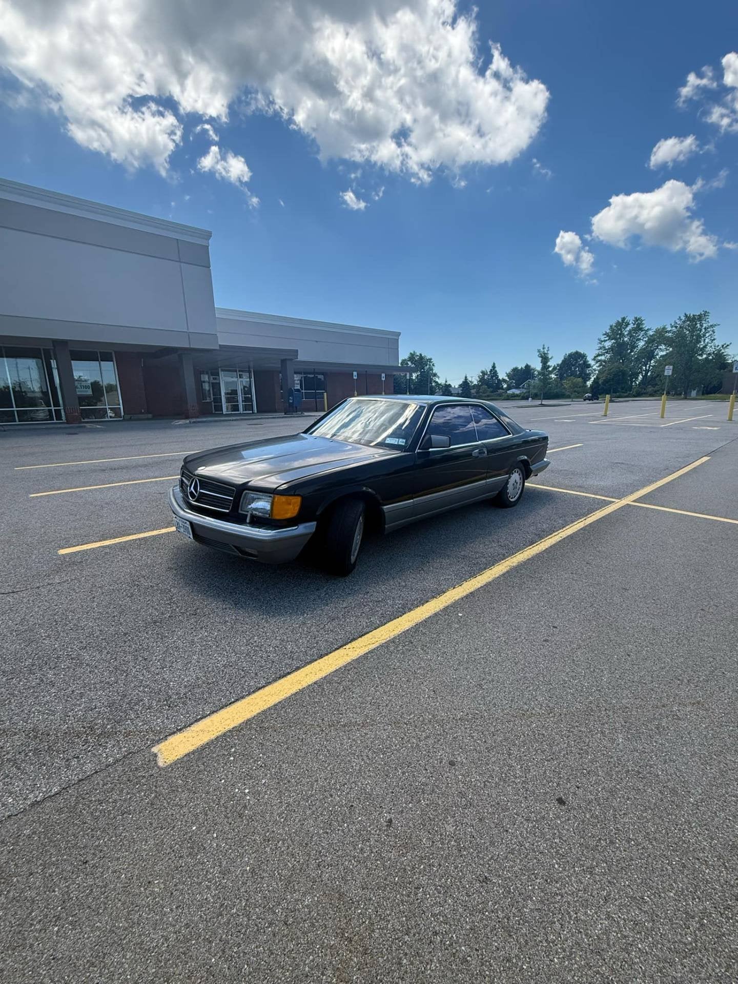 Mercedes-Benz S-Klasse 560 SEC (bj 1987, automaat), Auto's, Automaat, Achterwielaandrijving, Zwart, Elektrische stoelverstelling