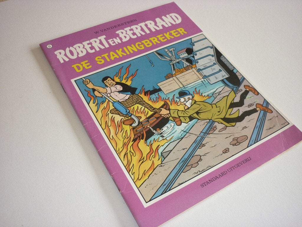 Robert en Bertrand: 15 - de Stakingsbreker (1e druk), Eén stripboek, Ophalen of Verzenden, Gelezen